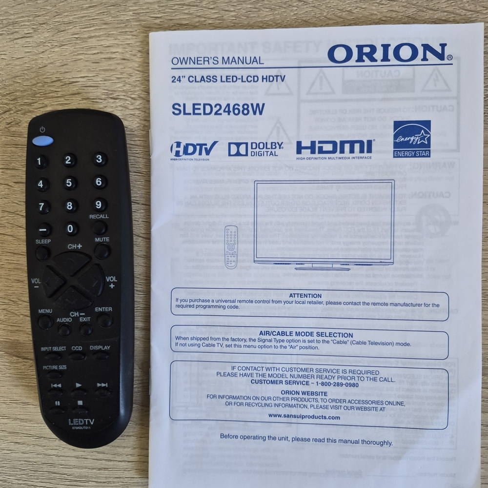 Orion Flat Screen TV - Picture 2 of 8